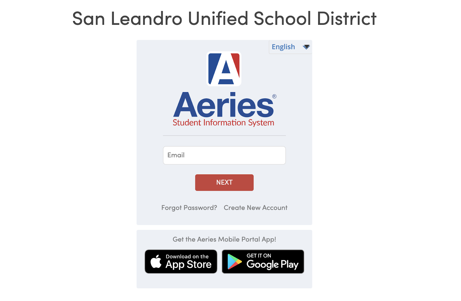 Where to Find Student Login Information in Aeries Parent Portal? - San  Leandro Unified